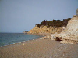 Kap Fourni, the beach of Monolithos on Rhodes