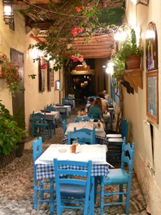 Gasse in der Altstadt von Rhodos